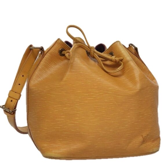 LOUIS VUITTON Epi Petit Noe Shoulder Bag Yellow - Picture 1 of 16